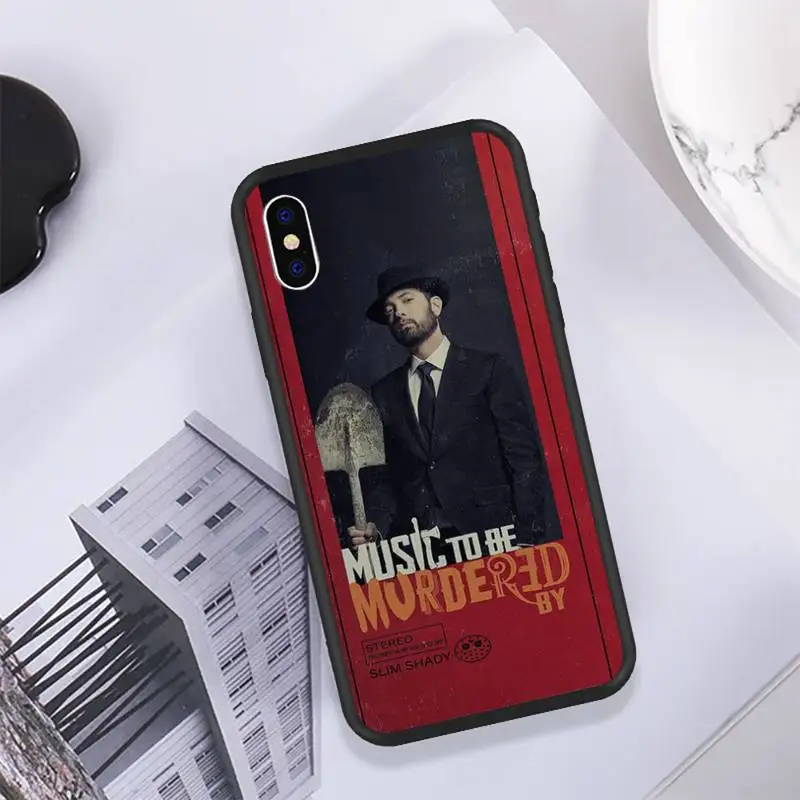 

Rap God Eminemm Phone Case For IPhone 11 12 Pro Max 6 6s 7 8 Plus XS XR 12mini SE 2020 Black Soft TPU Cover Silicone Coque