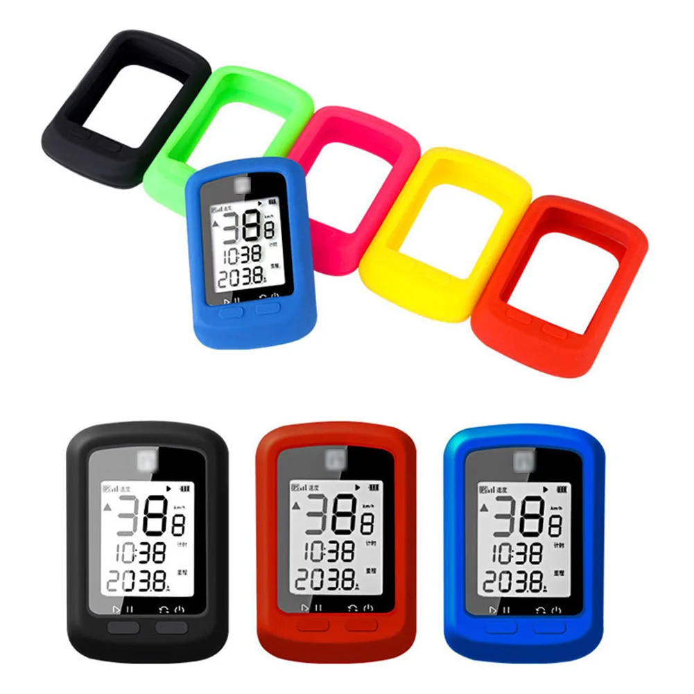 Silicone Bike Computer Cover Drop-Proof Cycling Speed Meter Skin Shell Bicycle Stopwatch Protective Case For XOSS G+GPS Speedome