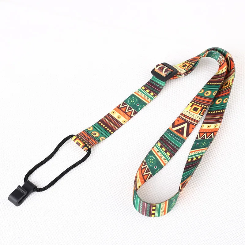 

Guitar Ukulele Strap Ethnic Pattern Adjustable Nylon Clip On Ukulele Strap Belt Sling With Hook Ukulele Guitar Accessories