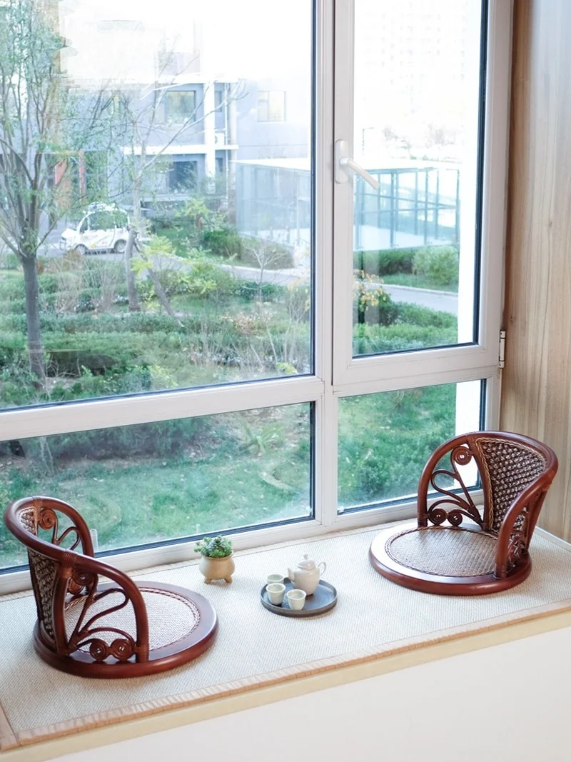 Кровать для волос на диване с татами рисовое кресло из ротанга делает дневной Тип