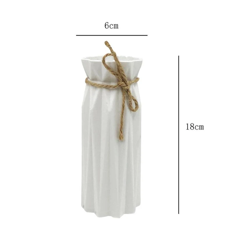 Пластиковая ваза Strongwell для оригами белый керамический цветочный горшок с