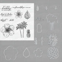 pineapple metal cutting dies and stamps stencils for diy scrapbooking decorative embossing diy paper cards new arrival 2021