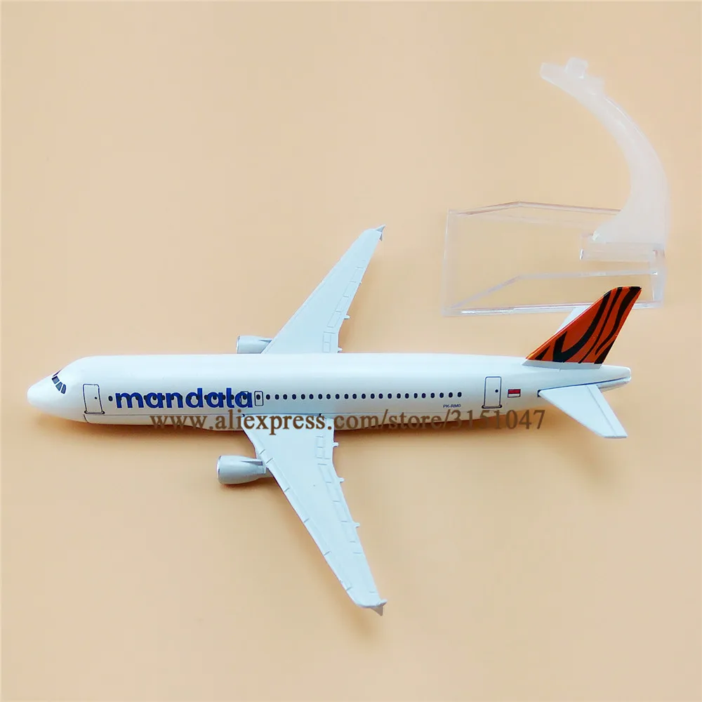 16 см Air Мандала Tiger A320 Airbus 320 Airways Airlines металлический сплав модель самолета литье