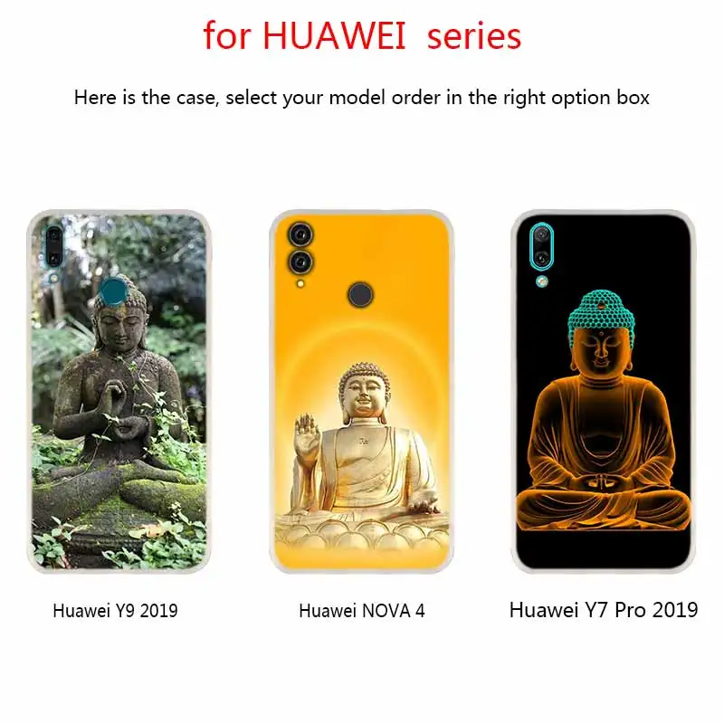 Мягкий силиконовый чехол Будда для Huawei Mate 30 20 10 Lite pro 20X 30lite Cover nova 5i 5z 4 3 3i Fashion Cases |