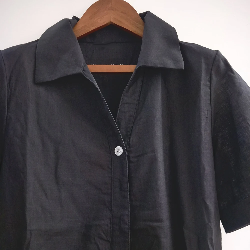 Женский однотонный комбинезон из хлопка и льна повседневный Свободный с