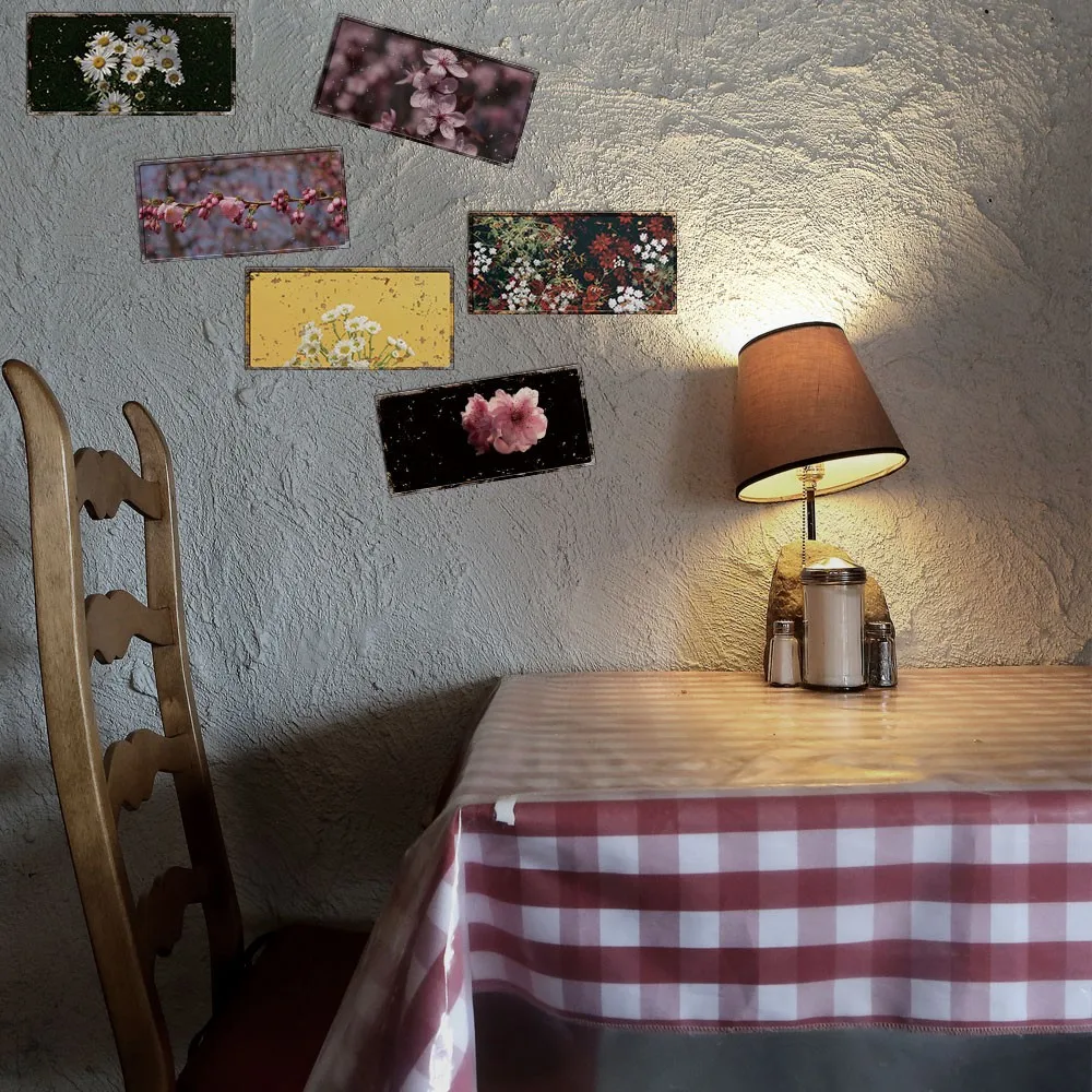 Настенные наклейки настенные Ретро античные номерные знаки светящаяся