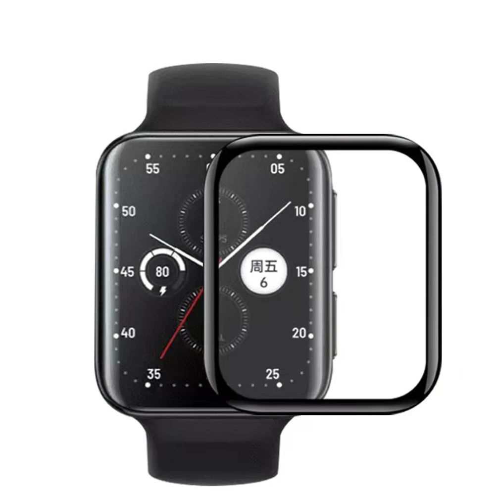 Мягкая защитная 3d-пленка с закругленными краями для умных часов OPPO Watch 41 мм/Watch 2 42