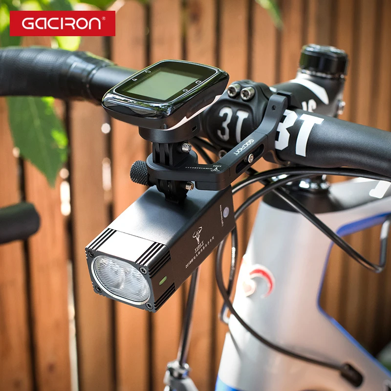 Велосипедная передсветильник РА GACIRON 1600 люмен и многофункциональный держатель