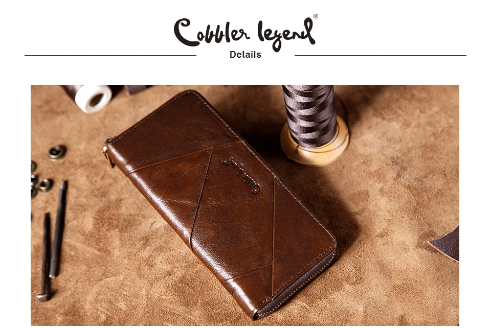 Cobbler Legend новые ретро трендовые женские кошельки для леди из натуральной кожи тонкий клатч кошелек для девочек длинные кошельки для карт и монет