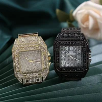 new fashion mens luxury watches brand wristwatch clock stainless steel business diamond watch for men gift love women watches
