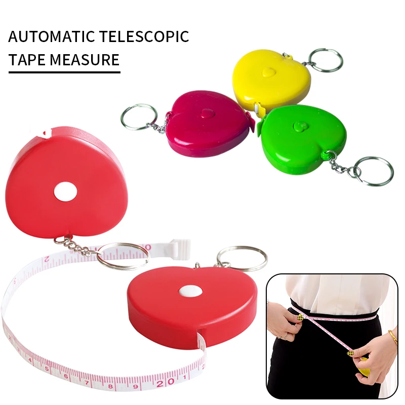 150 см мини-лента в форме сердца измерительная керлинг линейка высокое качество