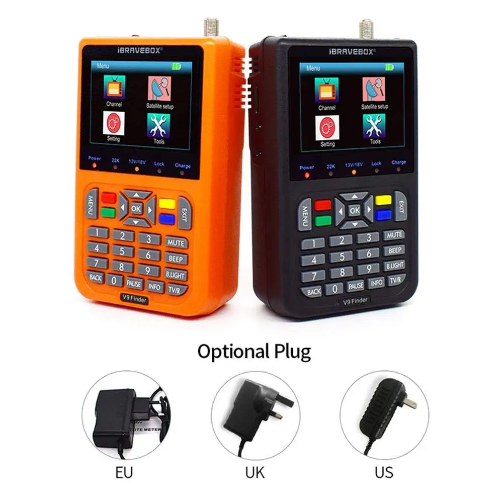 V8 finder upgrade V9 Finder спутниковый Finder DVB-S/S2 HD FTA MPEG-4 высокой четкости с 3,5 дюймовым ЖК-дисплеем