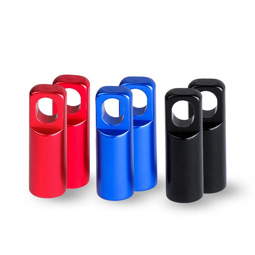 

2 Pcs Universal Bycicle Bike Presta Valve Stem Cap Protection Aluminum Alloy Valve End Cap DIY Replacement 3 Colors