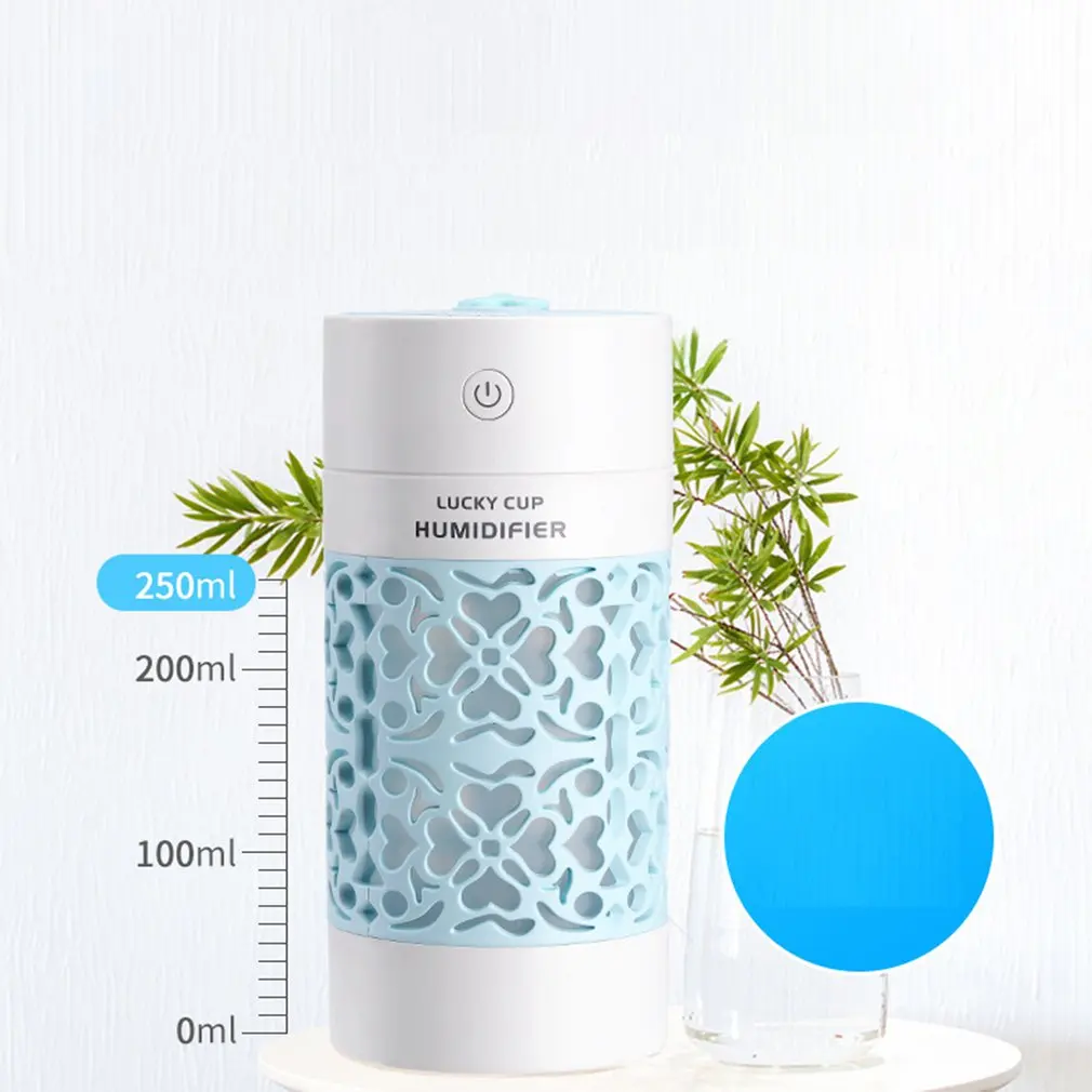 Мини-увлажнитель воздуха на 250 мл с USB ультразвуковой автомобильный