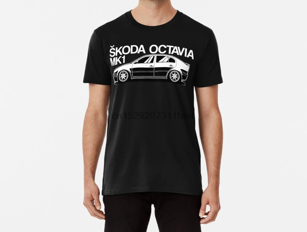 Мужская забавная футболка Skoda Octavia VRS MK1 CarCorner tshirs женская футболка|Мужские