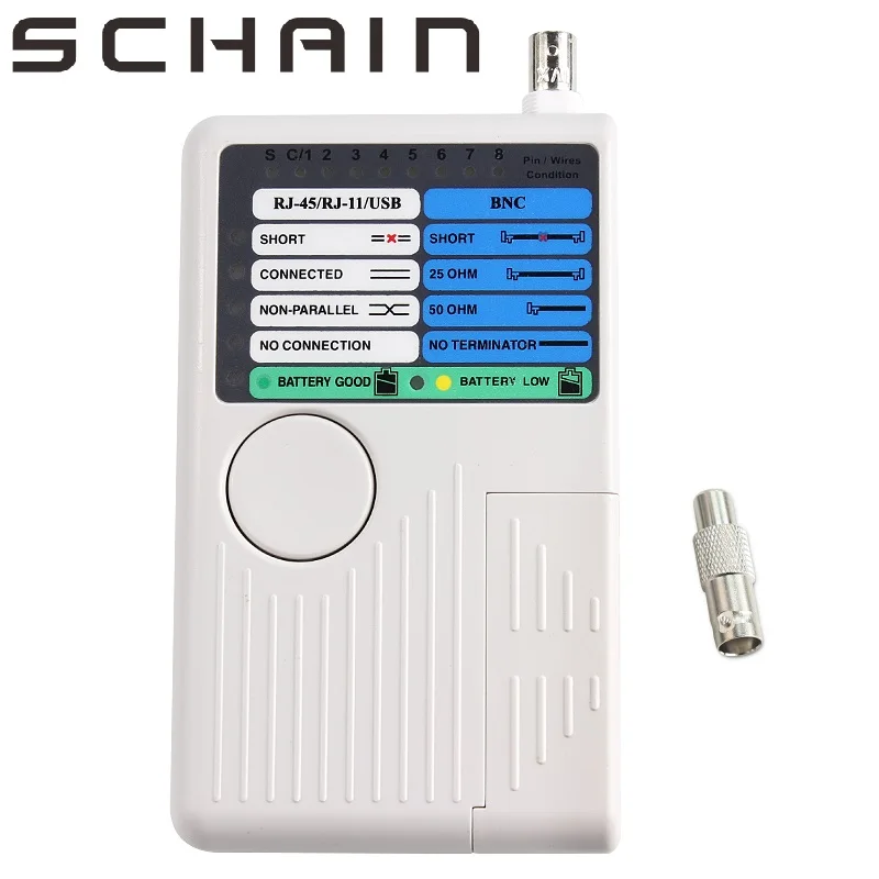 RJ11 RJ45 USB BNC LAN тестер сетевого кабеля для UTP STP кабели трекер детектор высокое