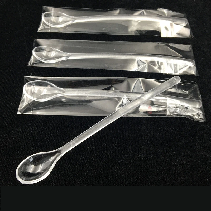 

Disposable Spoons Plastic Spoons coffee Dessert Mini Spoon 5pc Party Teaspoon 12 x 1cm Food Spoon