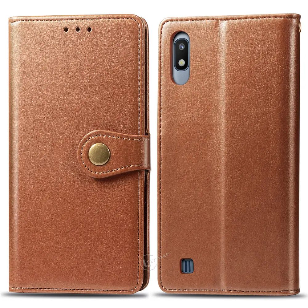 Кожаный флип-чехол для samsung Galaxy A10 2019 10A A105 SM-A105 SM-A105FD SM-A105F/DS Ретро Чехол-кошелек