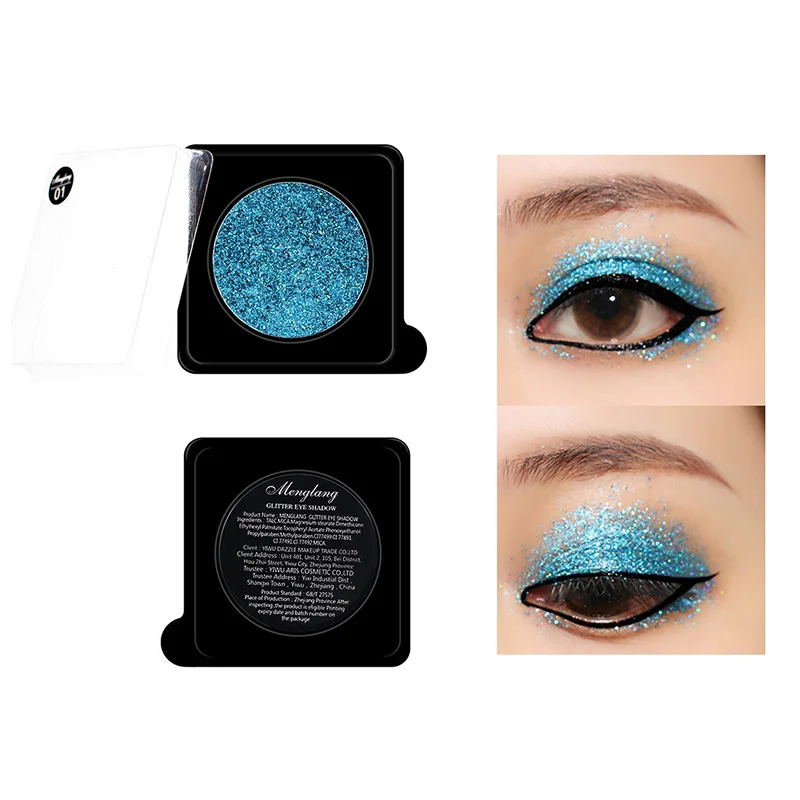 

Nude Diamond Pearl Glitter Brighten Eye Shadow Nature Long Lasting Easy To Wear Metallic Sequin Eye Makeup Pan Ladies Cosmetics