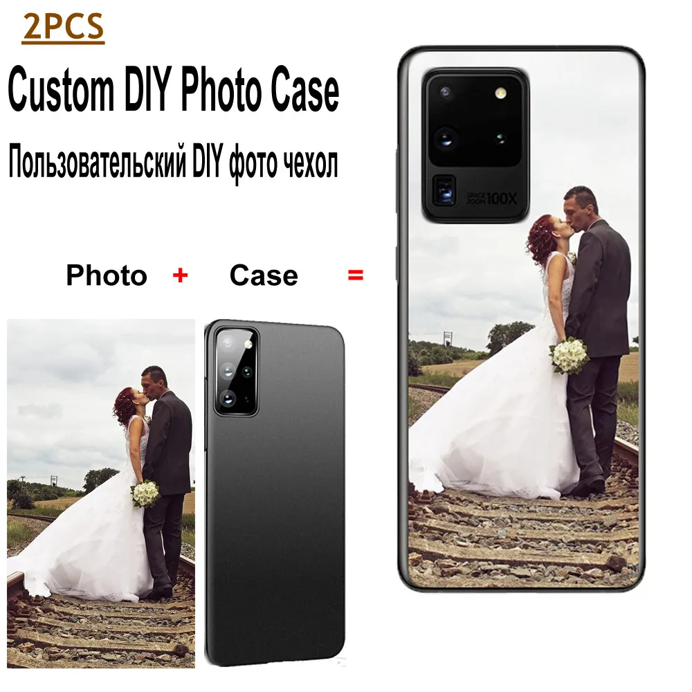 

【2Pcs】 Custom Printed Phone Cases For Xiaomi Redmi Note 9 10 9A 9C NFC K30i Y2 Mi 11 10 10T 9T Lite Pro Soft Silicone DIY Photo