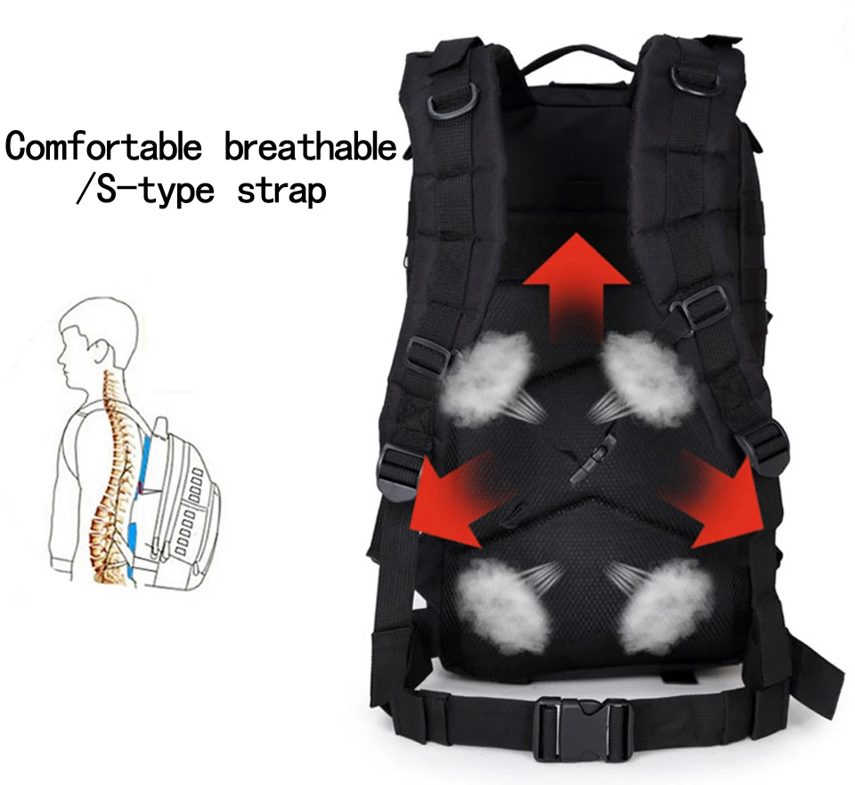 Открытый водонепроницаемый тактический боевой рюкзак сумка Кемпинг Туризм Mil-Tec