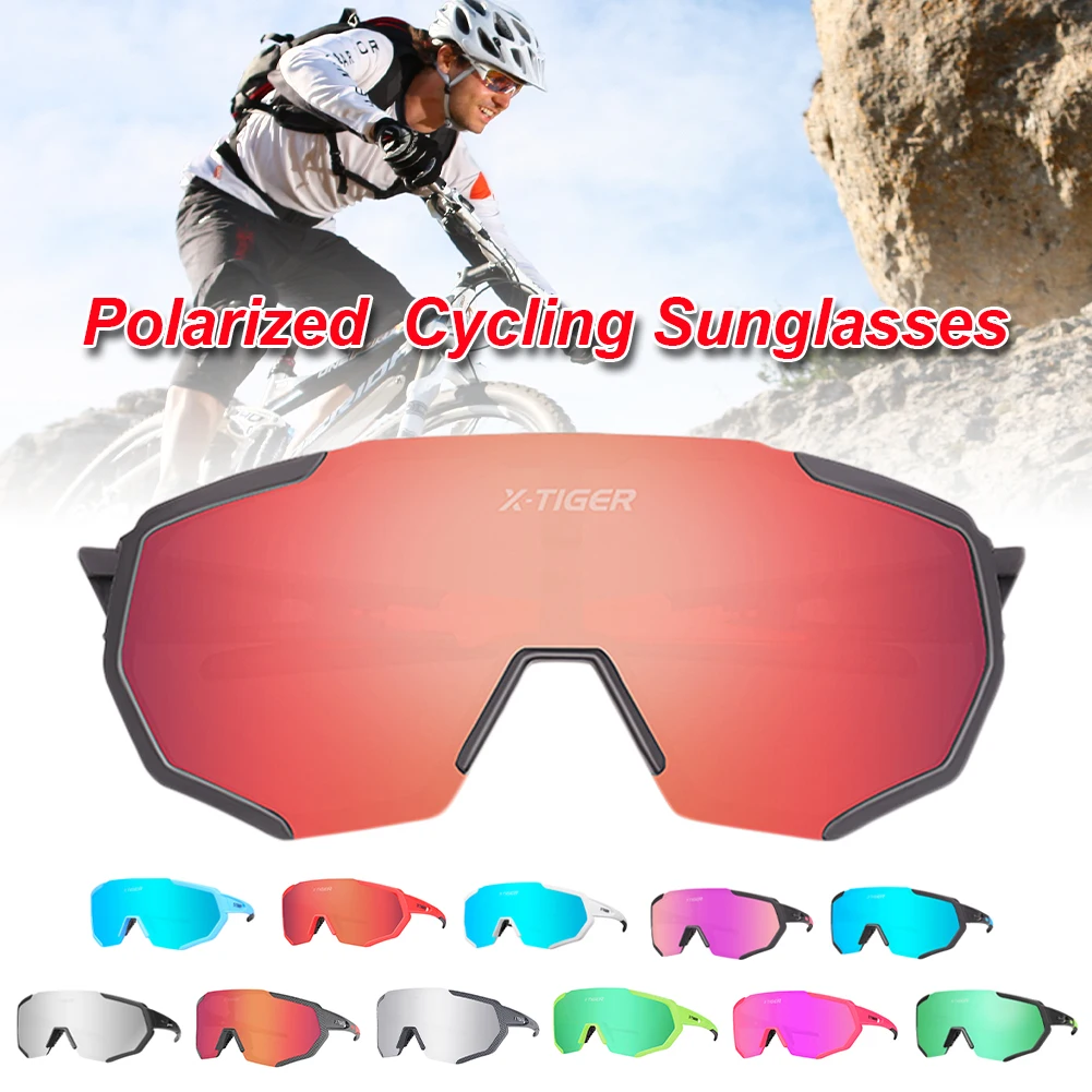 

3 Lens Polarized Cycling Sunglasses for Men Women MTB Bicycle Cycling Eyewear Mountain Racing Bike Goggles Cycling Accessories