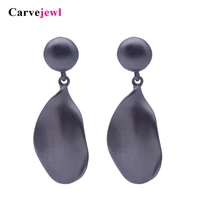 carvejewl post earrings bumpy irregular round dangle earrings for women jewelry girl gift new fashion unique pendant earring