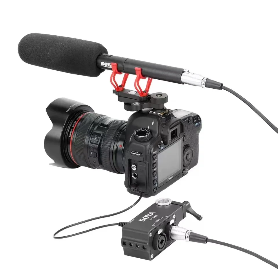 Беспроводная микрофонная система для цифровой зеркальной камеры Canon Nikon Sony