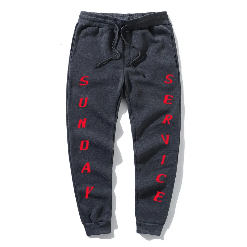 Kanye Kim Sunday Service CPFM.XYZ track pants women's men's 1: 1 hip-hop street clothing autumn and winter casual jogging | Мужская