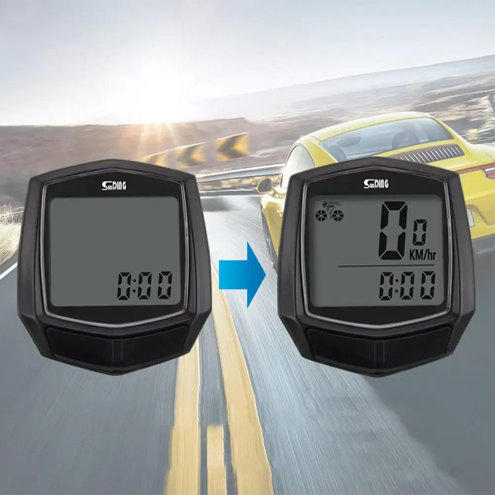 

Велокомпьютер SD581, многофункциональный водонепроницаемый велосипедный одометр со спидометром и ЖК-дисплеем