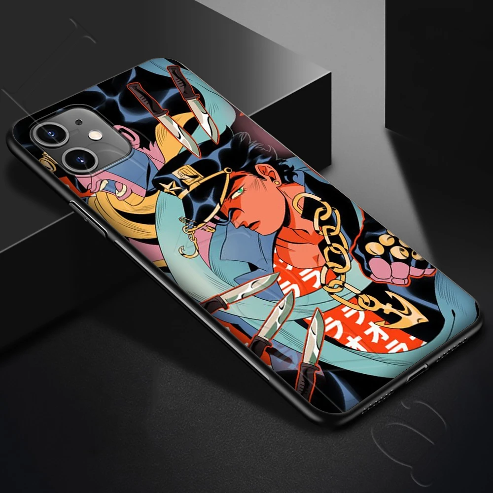 Мягкий силиконовый чехол Lavaza JOJO'S с невероятными приключениями для iPhone 12 Mini 11 Pro