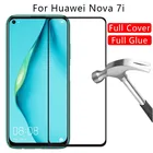 2 шт. полное клеевое закаленное стекло для Huawei nova 7i 7 ноября i i7 6,4 дюймов защита экрана на Huawei hawei Nova7i защитная пленка