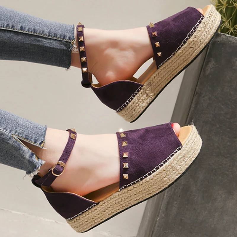 Летние женские босоножки Туфли лодочки с открытым носком Женская обувь Ремешок
