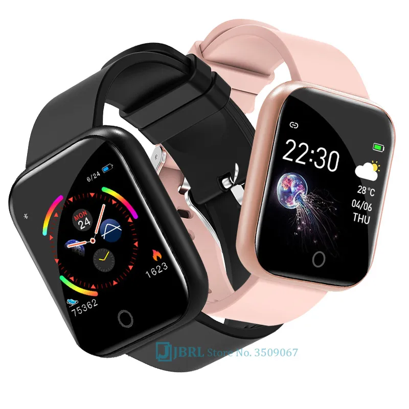 2021 smart watch women men smartwatch for android ios sleep monitor electronics sport clock music control smart watch hours free global shipping