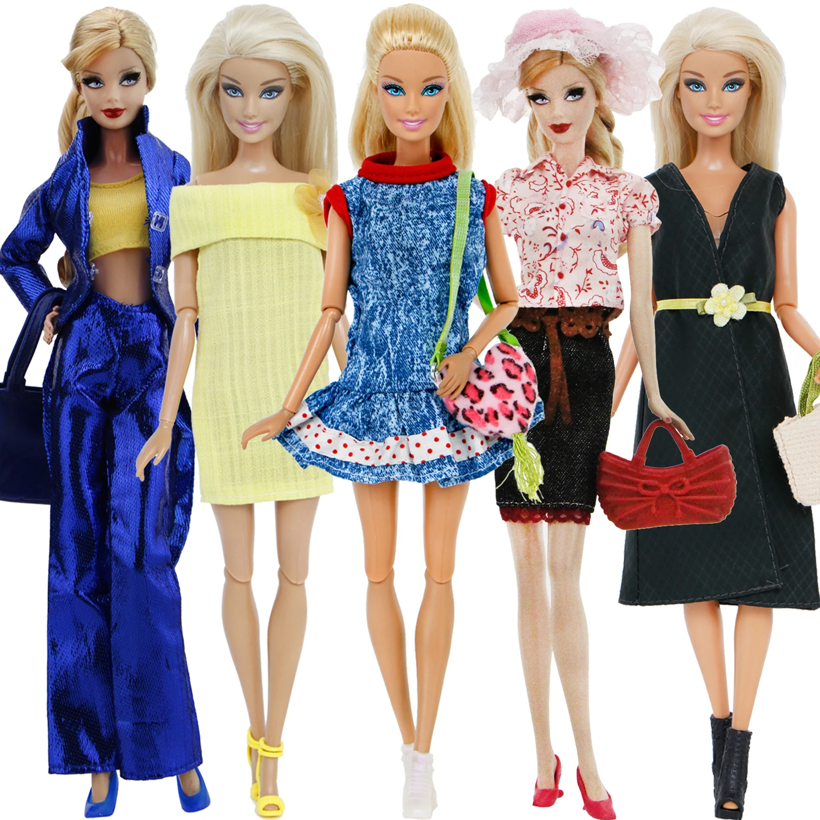 Модная одежда повседневная смешанный стиль юбка брюки ремень шляпа сумка обувь