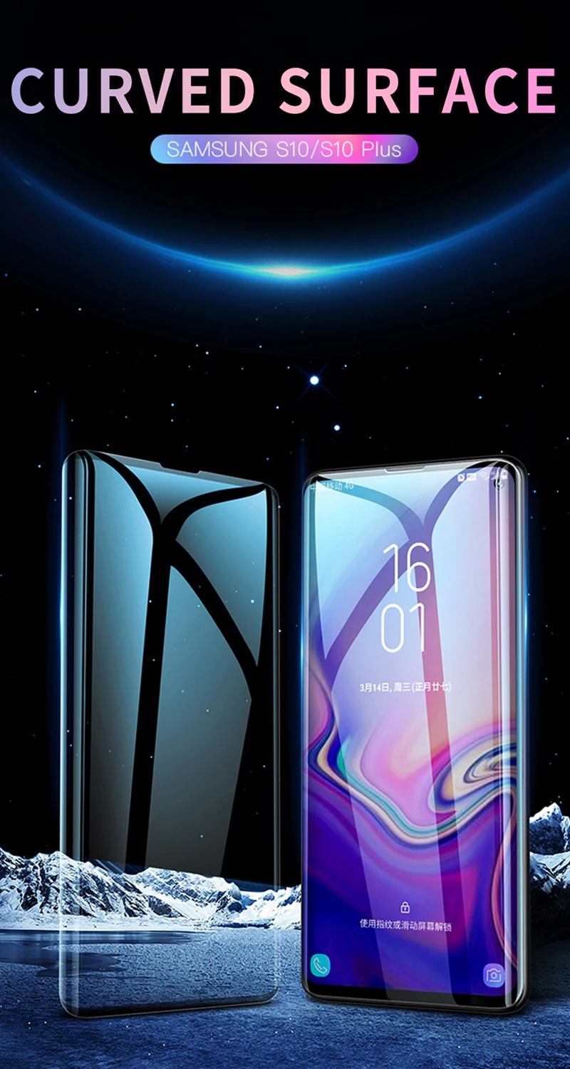 3-in-1 Case+ Camera Tempered Glass For Samsung S10-e S10 Plus Screen Protector For Samusng A50 Protective Glass For Samsung S10