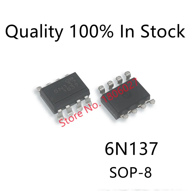 10 шт./лот EL6N137 6N137 6N139 A6N139 HCPL-6N139 SOP-8 высокоскоростной оптрон импортированный новый