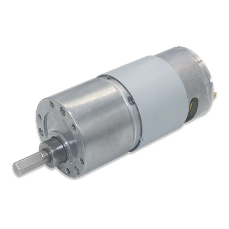 Редукторный электродвигатель с большим крутящим моментом и цельнометаллическим