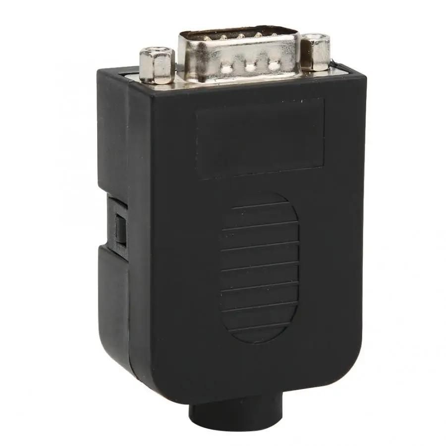 2 шт. штырьковые контакты DB9 разъем модуль сигнала в черной оболочке|Соединители| |