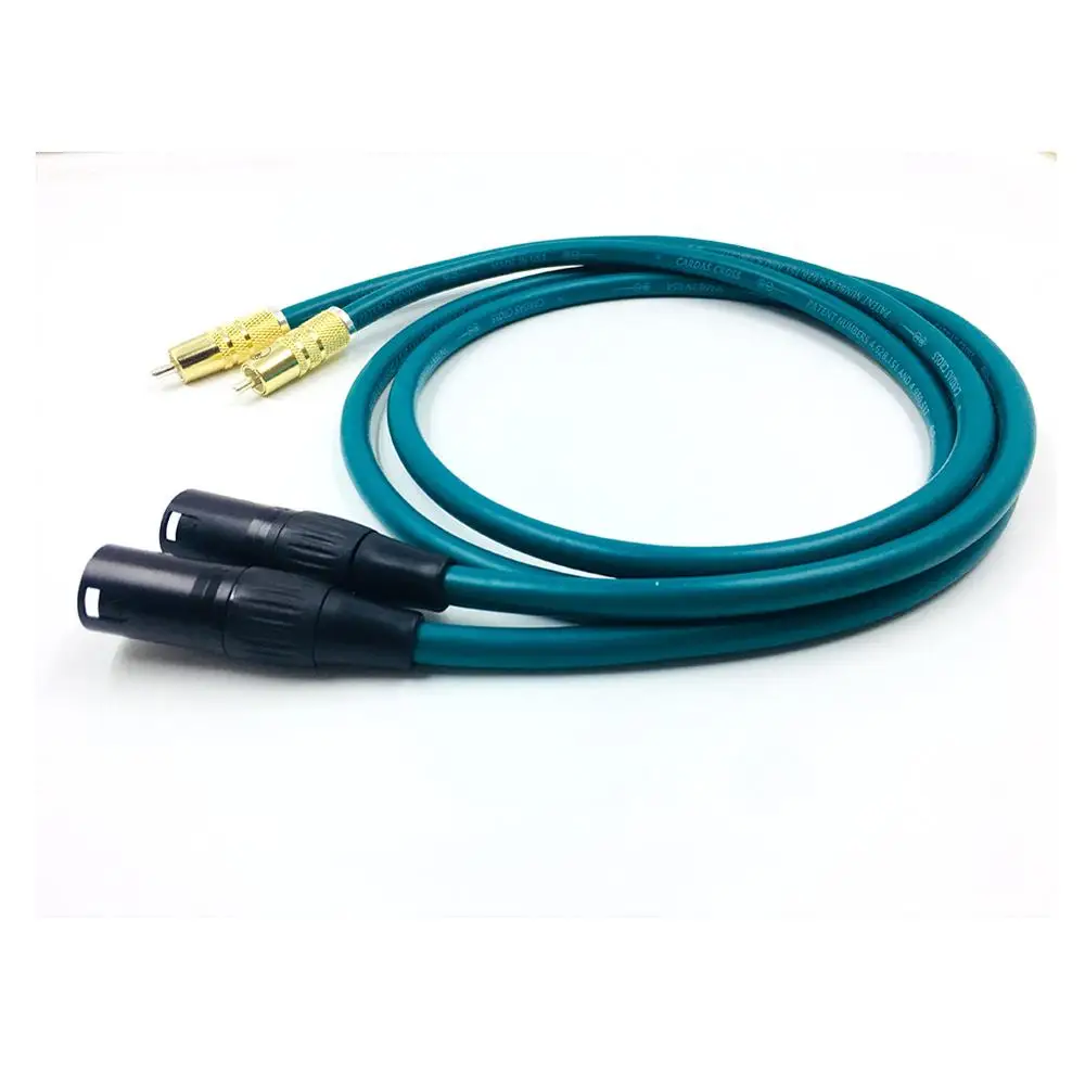 HiFi аудио 2 RCA штекер XLR Мужской Соединительный кабель HIFI 3 Pin Hi-end усилитель CD к