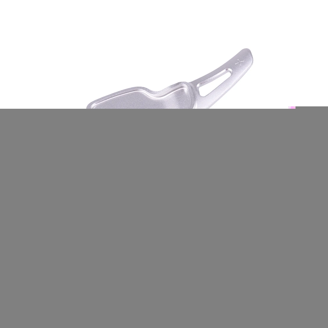 Автомобильные Серебристые переключатели для рулевого колеса из алюминиевого