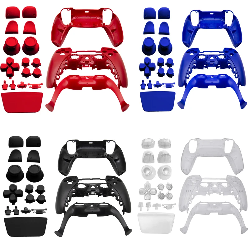 

For PS5 Playstation 5 Controller Full Set Housing Shell Case Cover Faceplate Decoration Shells Buttons Gamepad DIY Repair Parts