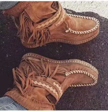 

Фабрика обуви, новые зимние сапоги с бахромой, короткие сапоги, женские сапоги больших размеров 40-43