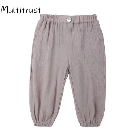 

Kids Boys Girls Casual Pants Harem Pants For Spring Autumn Baby Cotton Linen Pants Children Sport Trousers For 1-8T