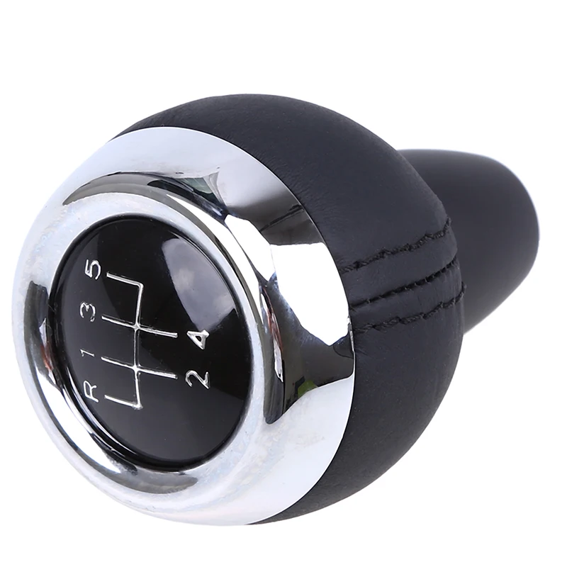 Ручка переключения передач POSSBAY из алюминия и кожи 5 скоростей 3 адаптера 8 мм/10