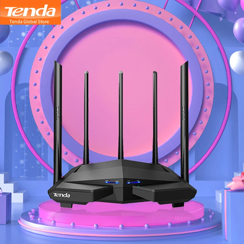 Tenda AC8 AC11 Гигабитный беспроводной Wifi роутер двухдиапазонные Антенны AC1200 широкое