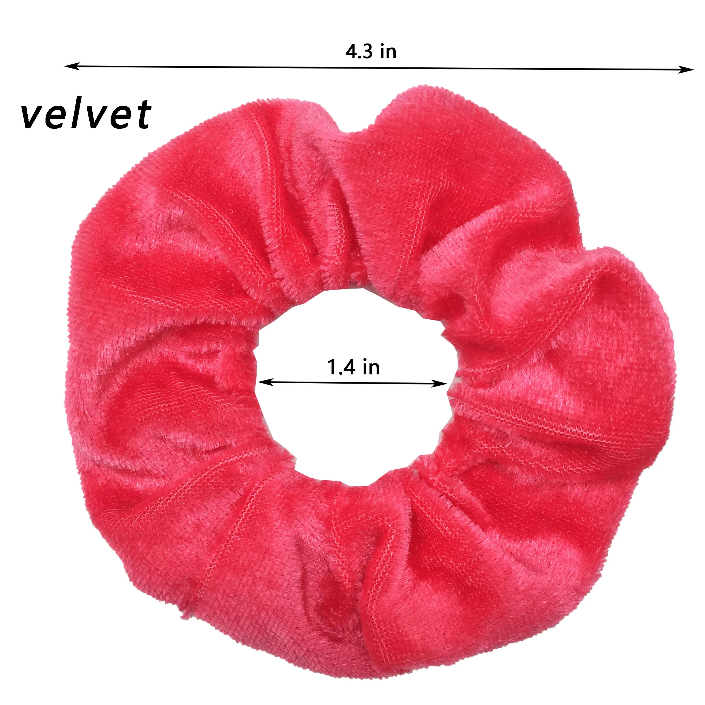10 шт./партия мягкий шифон бархат резинка для волос хвостик цветочный сцепление