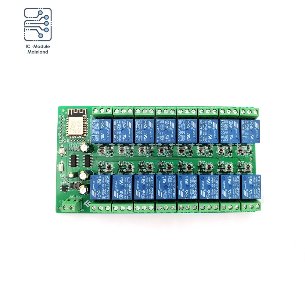 16 channel relay module ESP8266 WIFI ESP-12F development board power supply 24V/10A