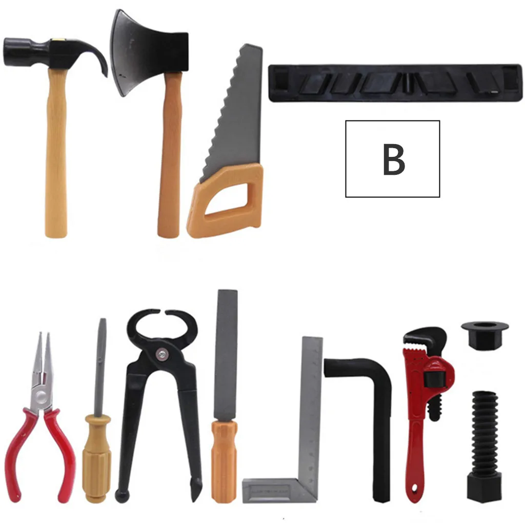 14 шт. детский пластиковый набор инструментов для сборки|Игрушечные инструменты| |