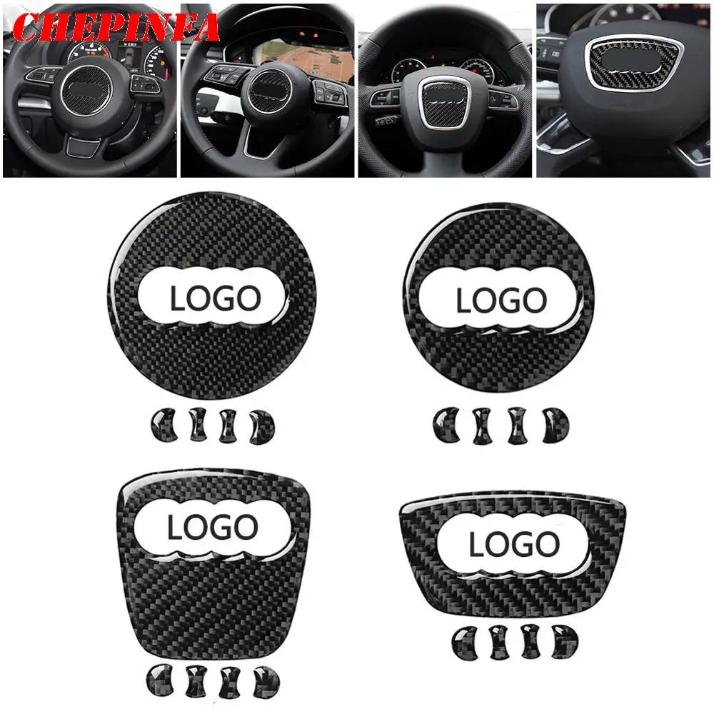 Автомобильное кольцо на руль из углеродного волокна отделка наклейка с